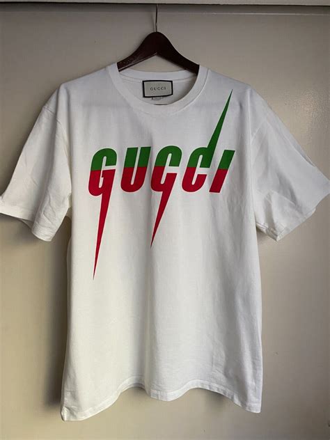 red and white gucci shirt|original gucci shirt.